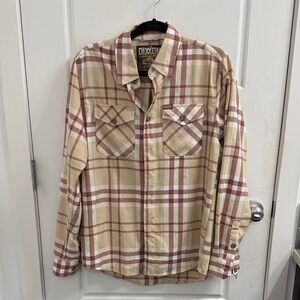 Dixxon Flannel Company THE BURLEIGH FLANNEL Long Sleeve Button Down Size Small